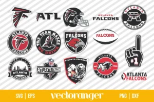 Atlanta Falcons Logo SVG Vector Bundle