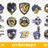 Baltimore Ravens Logo SVG Bundle