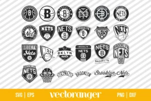 Brooklyn Nets Logo SVG Cut File Bundle