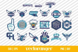 Charlotte Hornets Logo Vector SVG Bundle