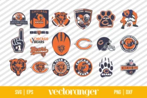 Chicago Bears Logo SVG Bundle