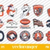 Denver Broncos Logo SVG Bundle