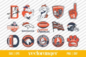 Denver Broncos Logo SVG Bundle