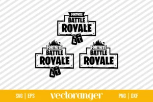 Fornite Battle Royale SVG Cut File