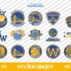 Golden State Warriors Logo SVG Bundle