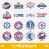 Los Angeles Clippers SVG Vector Bundle