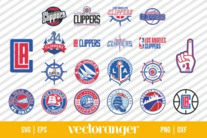 Los Angeles Clippers SVG Vector Bundle