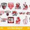 NBA Chicago Bulls logo SVG Bundle