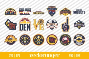NBA Denver Nuggets Logo SVG Bundle