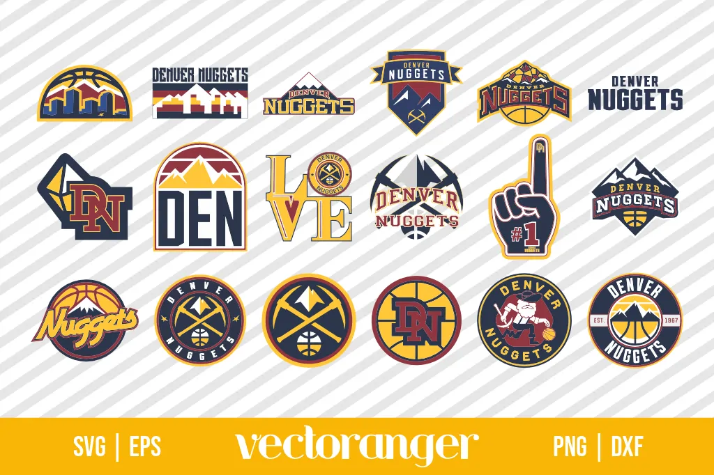 NBA Denver Nuggets Logo SVG Bundle