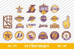NBA Los Angeles Lakers SVG Bundle Vector