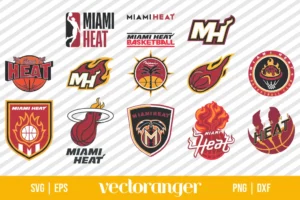 NBA Miami Heat Logo SVG Bundle