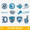 NFL Detroit Lions SVG Bundle