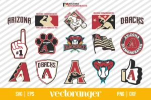 Arizona DiamondBacks Logo SVG Bundle