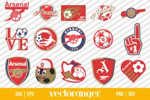 Arsenal FC Logo SVG Bundle