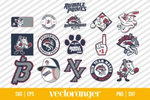 Binghamton Rumble Ponies Logo SVG Bundle