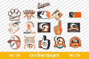 Bowie BaySox Logo SVG Bundle