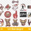 El Paso Chihuahuas Logo SVG Bundle