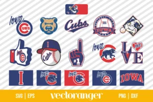 Iowa Cubs SVG Bundle