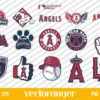 Los Angeles Angels Logo SVG Bundle