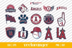 Los Angeles Angels Logo SVG Bundle