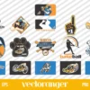 MLB Akron Rubber Ducks SVG Bundle