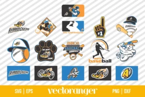 MLB Akron Rubber Ducks SVG Bundle