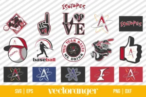MLB Albuquerque Isotopes Logo SVG Bundle