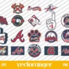 MLB Atlanta Braves Logo SVG Bundle