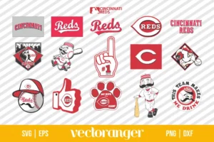 MLB Cincinnati Reds SVG Bundle