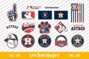 MLB Houston Astros Logo SVG Bundle