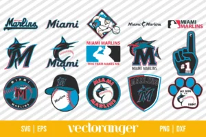 MLB Miami Marlins SVG Bundle
