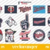 MLB Minnesota Twins SVG Bundle