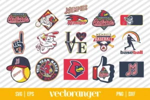 Memphis Redbirds SVG Bundle