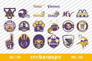 Minnesota Vikings Logo SVG Bundle