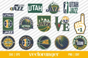 NBA Utah Jazz SVG Bundle