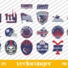NFL New York Giants Logo SVG Bundle