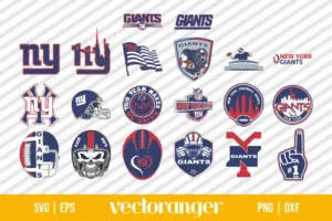 NFL New York Giants Logo SVG Bundle