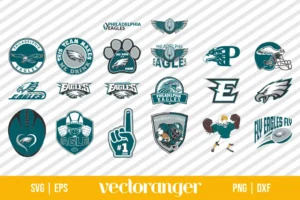 NFL Philadelphia Eagles Logo SVG Bundle