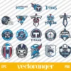 NFL Tennessee Titans SVG Bundle
