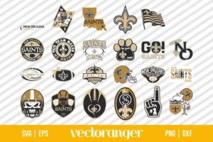 New Orleans Saints Logo SVG Bundle