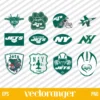 New York Jets Logo SVG Bundle