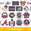 MLB Atlanta Braves SVG Bundle
