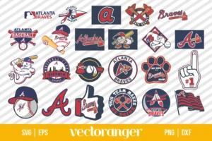 MLB Atlanta Braves SVG Bundle