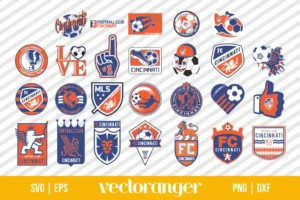 MLS FC Cincinnati SVG Bundle