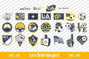 MLS LA Galaxy SVG Bundle