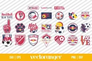 MLS New York Red Bulls SVG Bundle