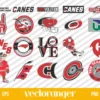 NHL Carolina Hurricanes Logo SVG Bundle