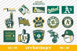 Oakland Athletics SVG Bundle