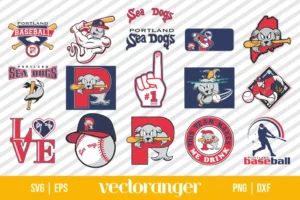 Portland Sea Dogs Logo SVG Bundle